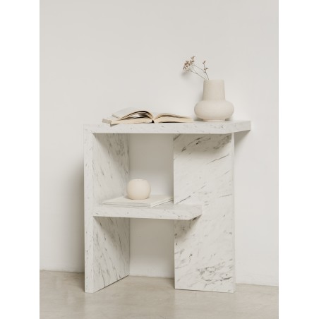 really nice things Mesita Dante Efecto Mármol Macael