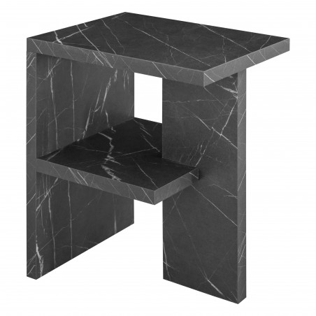 Really Nice Things Mesita Dante Efecto Mármol Marquina
