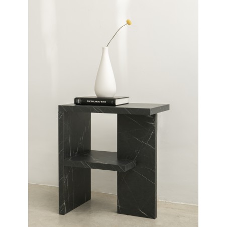 Really Nice Things Mesita Dante Efecto Mármol Marquina