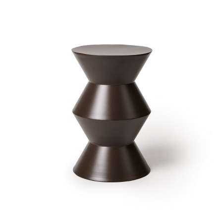 really nice things Mesita Taburete Coleman Marrón oscuro