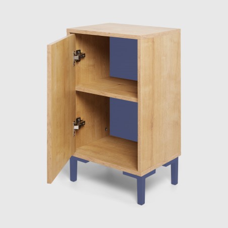 Really Nice Things Mesita William Kids Roble Pruss Stripes