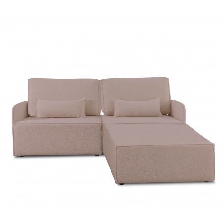 really nice things Modular Sofa Lea 2 seater Chaiselongue sotf Pink