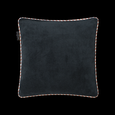 Really Nice Things Orange Navy Corduroy Cushion 45x45