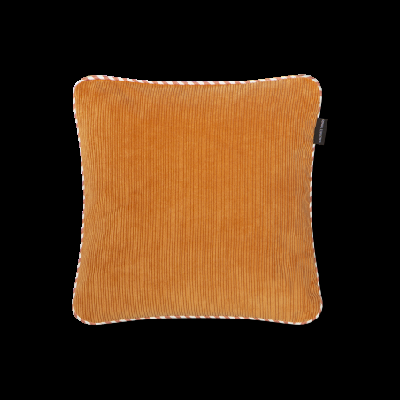 really nice things Orange Navy corduroy cushion 45x45