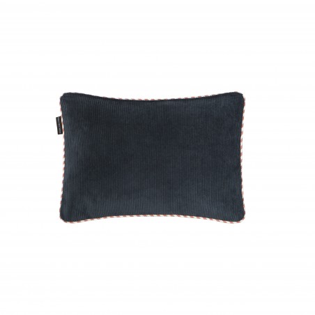 Really Nice Things Orange-Navy Corduroy Cushion 50x35