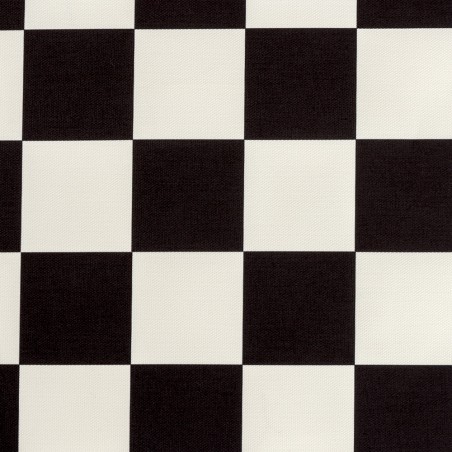 Really Nice Things Outdoor Fabric Checkerboard Black