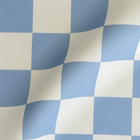 Really Nice Things Outdoor Fabric Checkerboard Blue