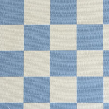 really nice things Outdoor Fabric Checkerboard Blue