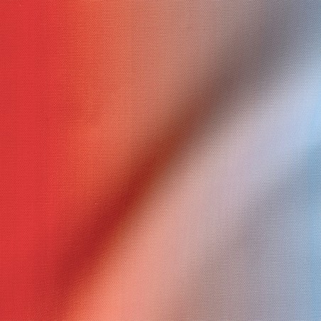 really nice things Outdoor Fabric Gradient Blue Red