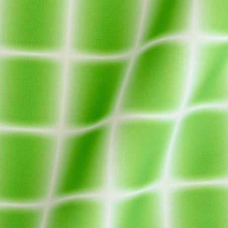 really nice things Outdoor Fabric Gradient Grid Acid Green