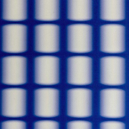 Really Nice Things Outdoor Fabric Gradient Grid Blue