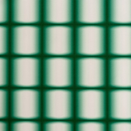 really nice things Outdoor Fabric Gradient Grid Green