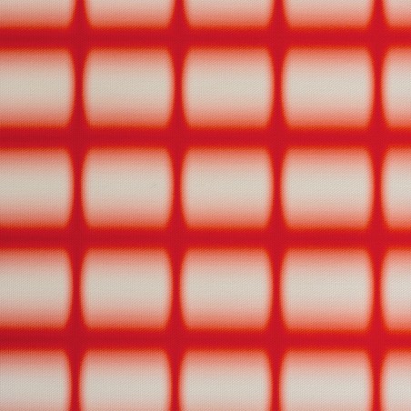Really Nice Things Outdoor Fabric Gradient Grid Red