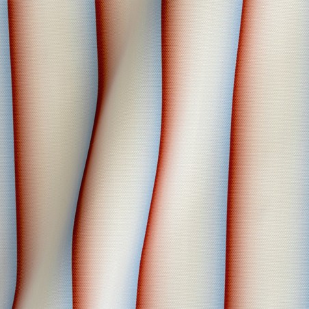 really nice things Outdoor Fabric Gradient Stripes White