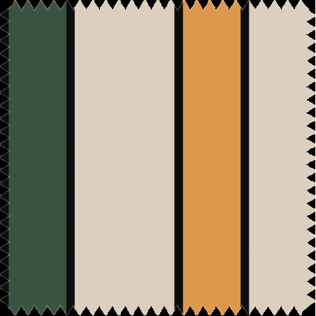 really nice things Printed Fabric Velvet 70's Stardust Sripes