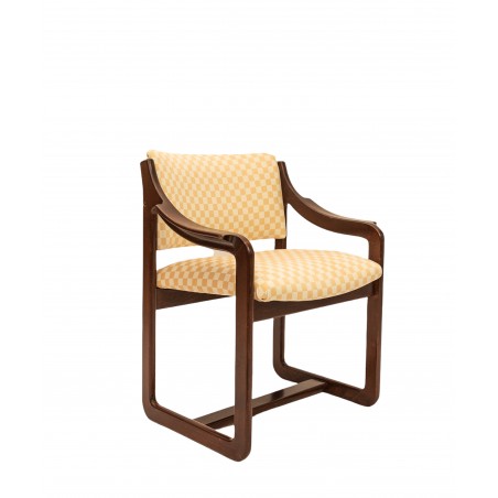 Really Nice Things 70's Vanille Damero Chair