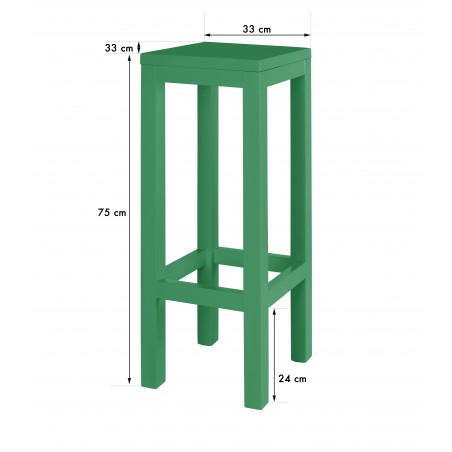 Really Nice Things Axel Esmeralda High Stool