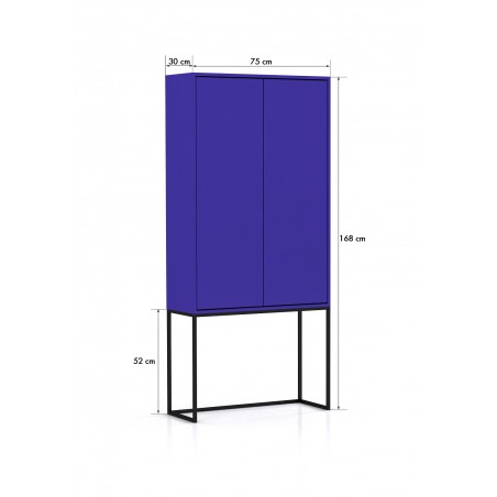 Really Nice Things Blue Organizer Cabinet