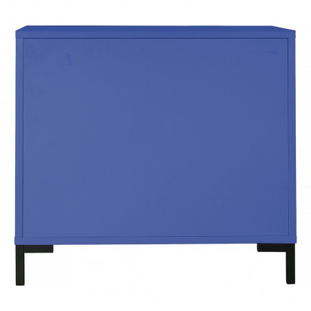 Really Nice Things Blue Vinyl Record Cabinet
