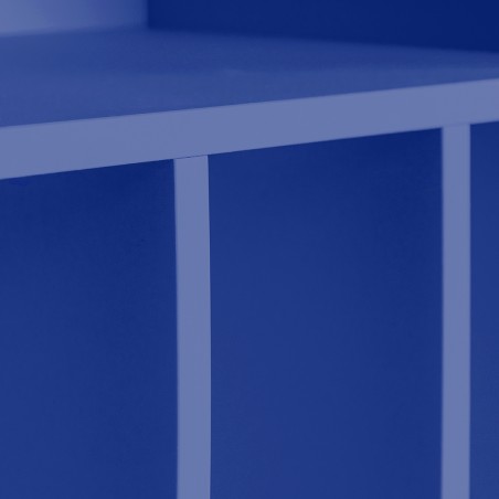 Really Nice Things Blue Vinyl Record Cabinet