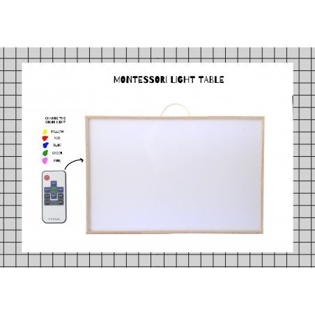 Really Nice Things Caja De Luz Estilo Montessori