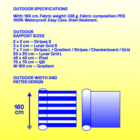 Really Nice Things Canvas Outdoor Stripes Os 008