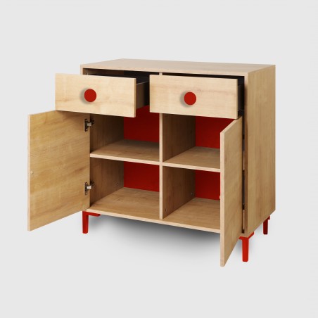 Really Nice Things Comoda Alise Kids Roble Red