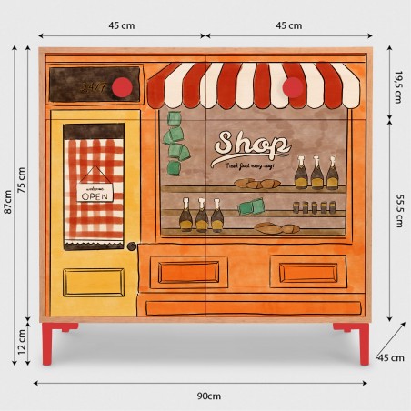 Really Nice Things Comoda Alise Kids Roble Shop