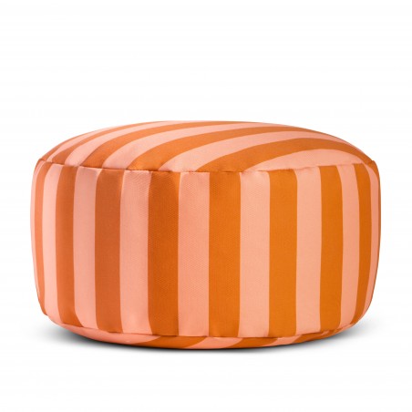 Really Nice Things Copper-Pink Striped Puff