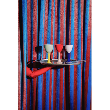 Really Nice Things Cortina Rufus Velvet Blue-Red