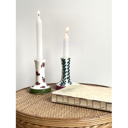 Really Nice Things Fitz Candleholder Set (Flowers)