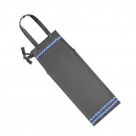 Really Nice Things Gray Wavy Bread Bag