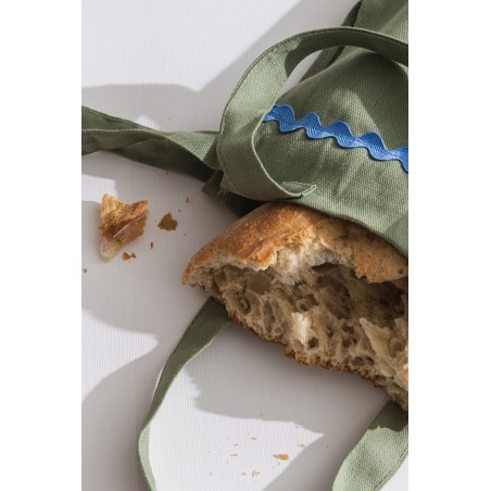 Really Nice Things Green Wavy Bread Bag