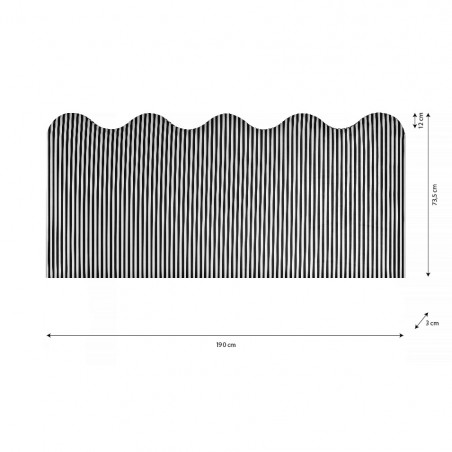 Really Nice Things Headboard Wavy Stripes 180