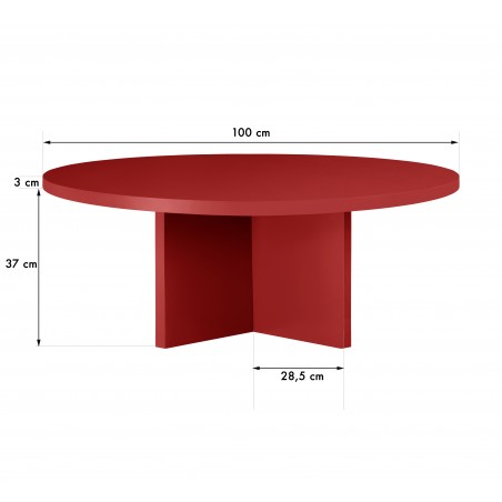 Really Nice Things Mesa Baja Redonda Pausa Cedar