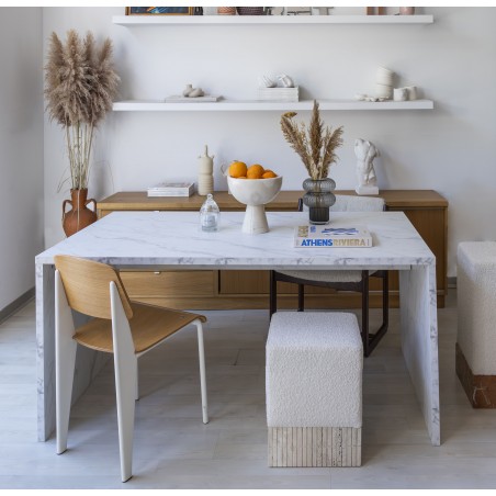 Really Nice Things Mesa Comedor Alberta Blanca