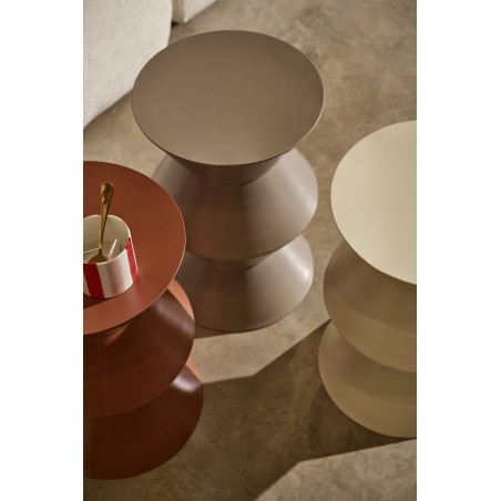 Really Nice Things Mesita Taburete Coleman Mocha