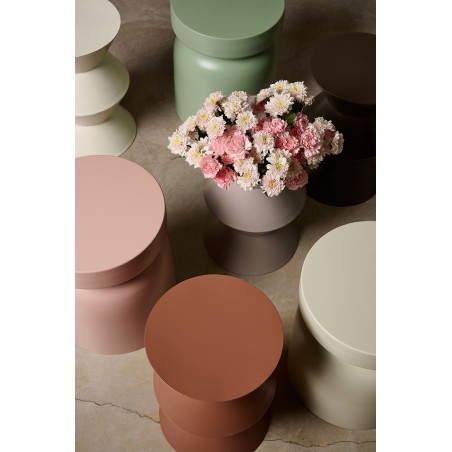 Really Nice Things Mesita Taburete Coleman Stone