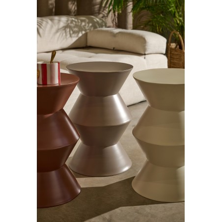 Really Nice Things Mesita Taburete Coleman Stone