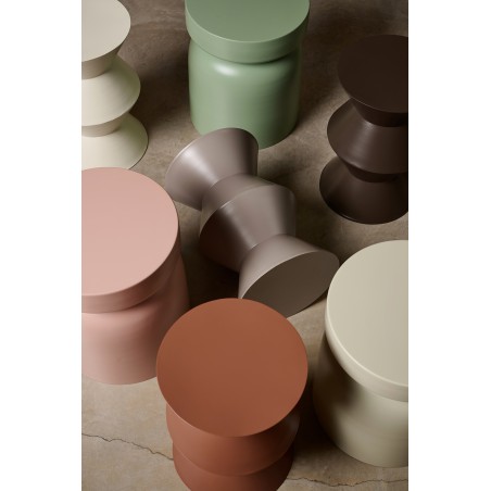 Really Nice Things Mesita Taburete Coleman Taupe