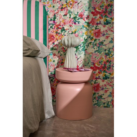 Really Nice Things Mesita Taburete Poppy Rosa