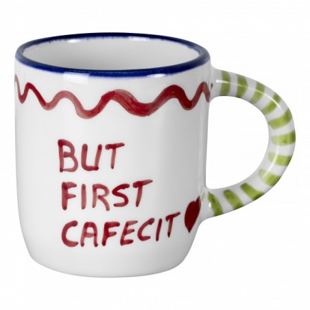 really nice things Minerva Mug (But First Cafecito)