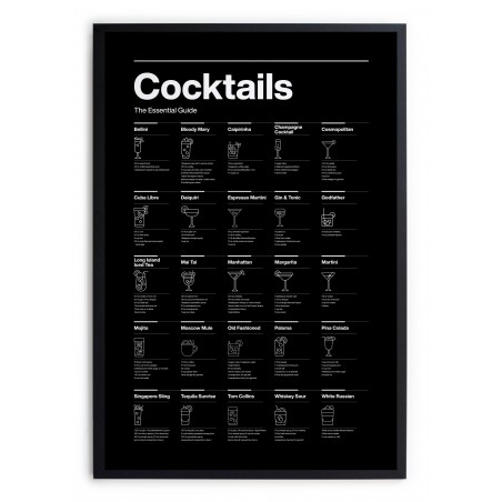 Really Nice Things Mold Table Cocktails Black