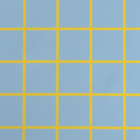 Really Nice Things Outdoor Fabric Grid Blue
