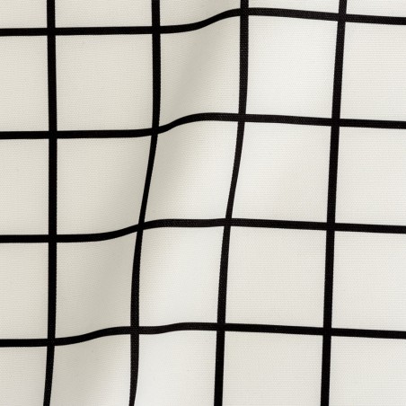 Really Nice Things Outdoor Fabric Grid White