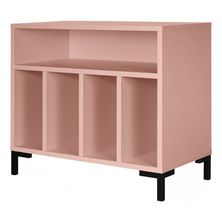 really nice things Pink vinyl record cabinet