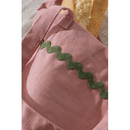really nice things Pink Wavy Bread Bag