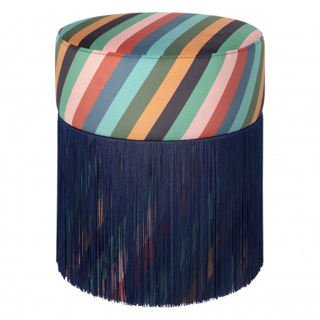 Really Nice Things Pouf Ottoman Velvet Festival