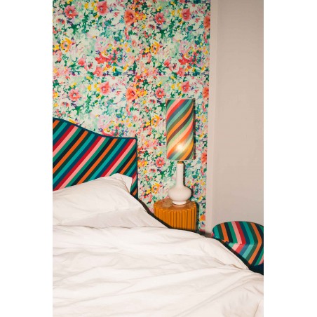 Really Nice Things Pouf Ottoman Velvet Festival