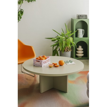 really nice things Round lower table Pause Taupe